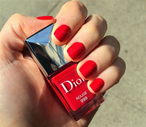 dior 999 nail polish.